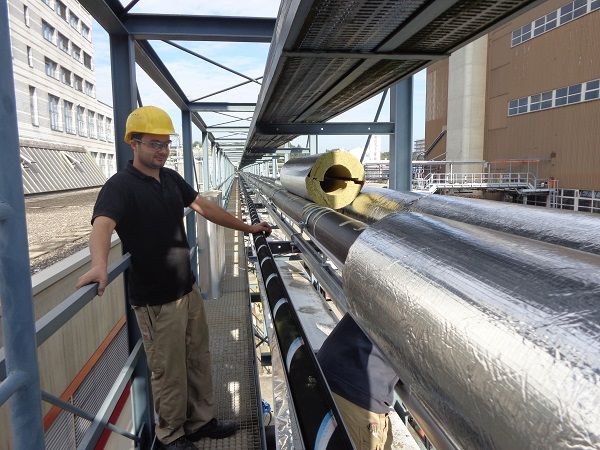 IKS Kunststoffohrleitungsbau Doppelrohrleitung Basel Schweiz