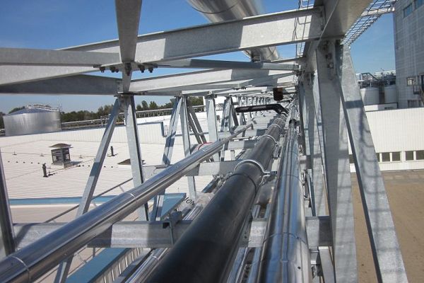 IKS Kunststoffohrleitungsbau Rohrbrücke